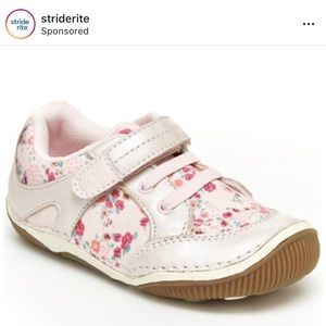 Stride Rite Rosie toddler sneaker! Pink Floral!